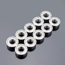 10pcs 8x19x6mm Steel Sealed Shielded Deep Groove Ball Bearing 698ZZ