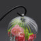 Lotus Leaf Hydroponic Plants Flower Glass Vase Home Party Decoration