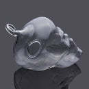 Hydroponic Plants Garden Flower Pot Skull Shape Hanging Glass Vase