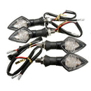 4pcs Universal Motorcycle Amber 10LEDs Turn Signal Blinker light Indicator