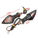 4pcs Universal Motorcycle Amber 10LEDs Turn Signal Blinker light Indicator