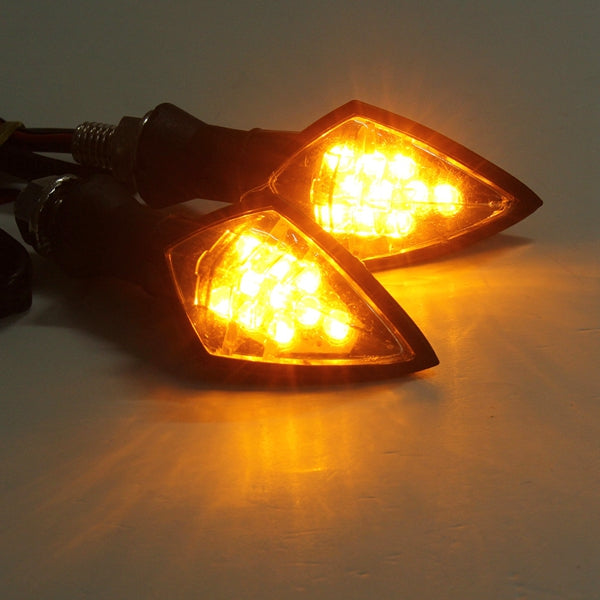 4pcs Universal Motorcycle Amber 10LEDs Turn Signal Blinker light Indicator