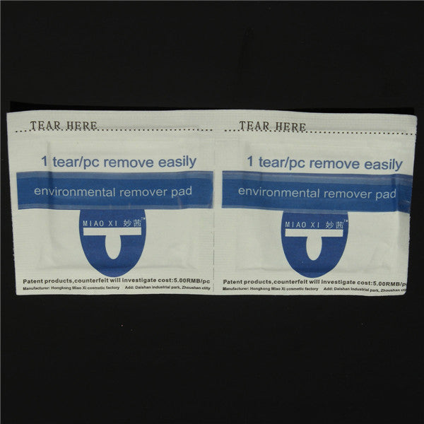 10 Pcs Environmental Nail Art UV Gel Polish Remover Cleaner Wraps Pads