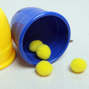 Kingmagic Three Balls Return Cups Magic Toy Magic Props G0595