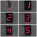 Red LED Universal Digital 6 Gears Indicator Motorcycle Display Shift Lever Sensor