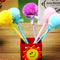 5Pcs Adorable Fluffy Pens Cute Ribbon Princess Lovely Ballpoint Ball Pen