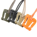 Plastic Webbing Clip Elastic Cord Cable Tidy Strap Hang Buckle Roll Wire