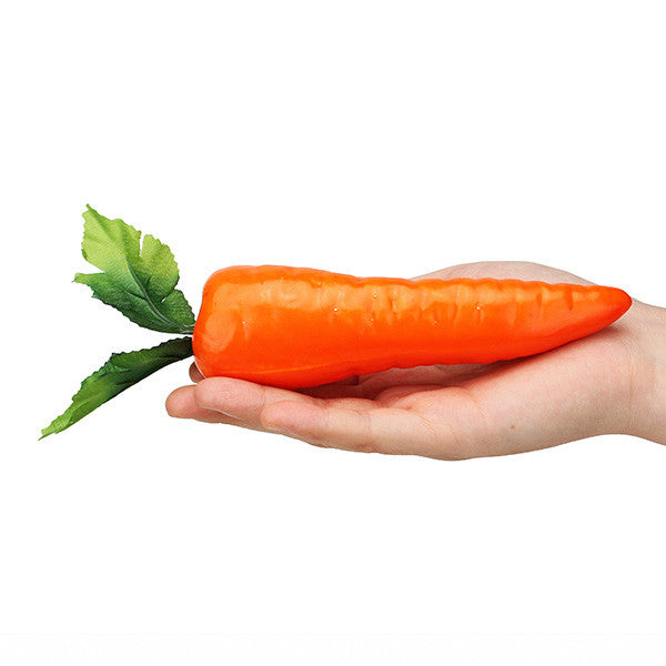 5Pcs Fake Fruit Red Artificial Carrot Kitchen Cabinet Decor Learning Photography Props