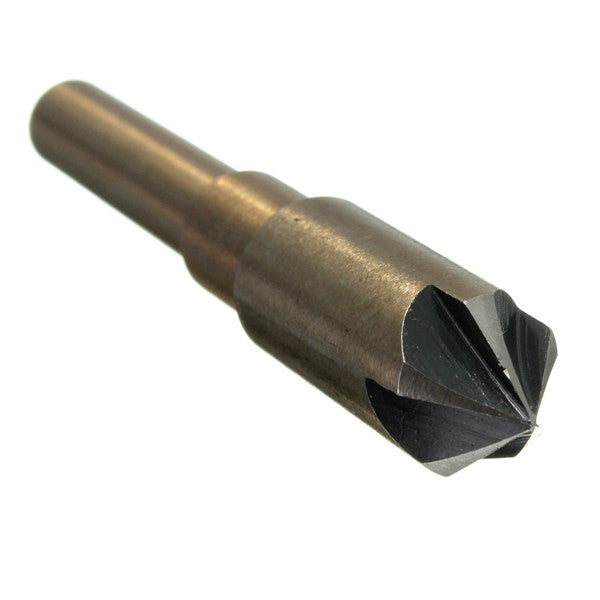 5pcs HSS 82 Degree Deburring Bits Countersink Drill Set Wood Chamfer Chamfering Tool