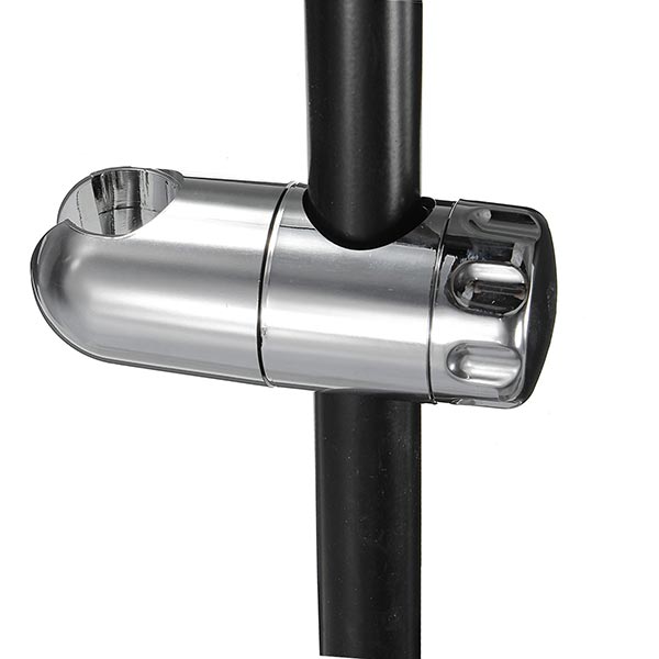 Bathroom Chrome Finished Shower Head Sliding Holder Sleeve Bracket