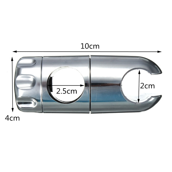 Bathroom Chrome Finished Shower Head Sliding Holder Sleeve Bracket
