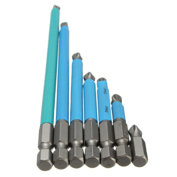 25-150mm Magnetic Hex Anti Slip Screwdriver Bit Long Screw Nut Torx PH2