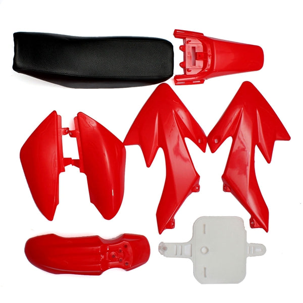 50cc 110cc 125cc 140cc Plastic 4-Stroke CRF50 Pit Bike Set Mudguard Seat