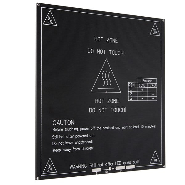 3MM MK3 Aluminum Board PCB Heated Bed For Reprap Standard 3D Printer