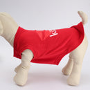 Summer Vogue Pet Dog Cat Vest Waistcoat Sleeveless Red Lip Vest Coat