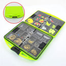 Assorted Fishing Tackle Set Tackle Box Jig Swivels Hooks Fishing Accessories