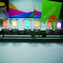 Geekcreit DIY Aurora LED Colorful Light Cube Chromatography Glass Clock Kit