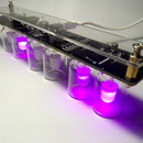 Geekcreit DIY Aurora LED Colorful Light Cube Chromatography Glass Clock Kit
