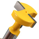 Drillpro RB3 Straight T-Slot Router Bit 1/2 Inch Shank Carbide Wood Milling Cutter