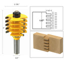Drillpro RB23 1/2 Inch Shank Box Joint Router Bit Woodworking Chisel Cutter