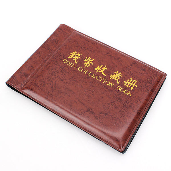 60 Coin Holders Collecting  Album Storage Penny Coins Pockets Album Book