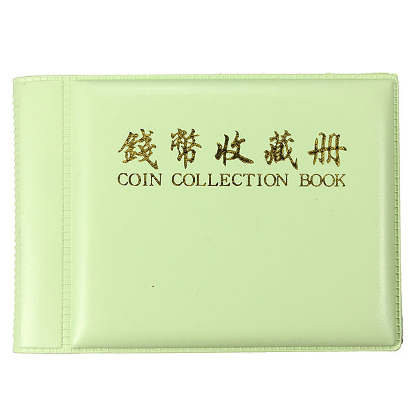 60 Coin Holders Collecting  Album Storage Penny Coins Pockets Album Book