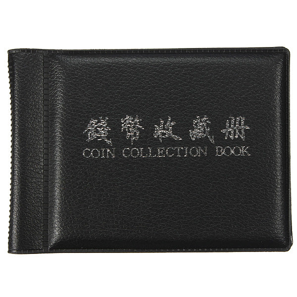 60 Coin Holders Collecting  Album Storage Penny Coins Pockets Album Book