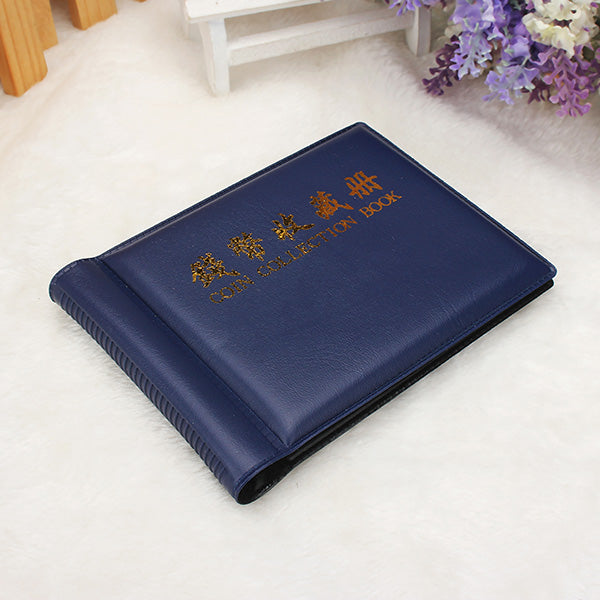 60 Coin Holders Collecting  Album Storage Penny Coins Pockets Album Book
