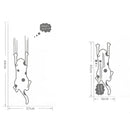 Cartoon Black White Cat Wall Sticker Home Decor Refrigerator Kitchen Cabinet Wallpaper