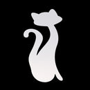 DIY 3D Four Cute Cats Acrylic Mirror Wall Stickers Home Room Art Decal