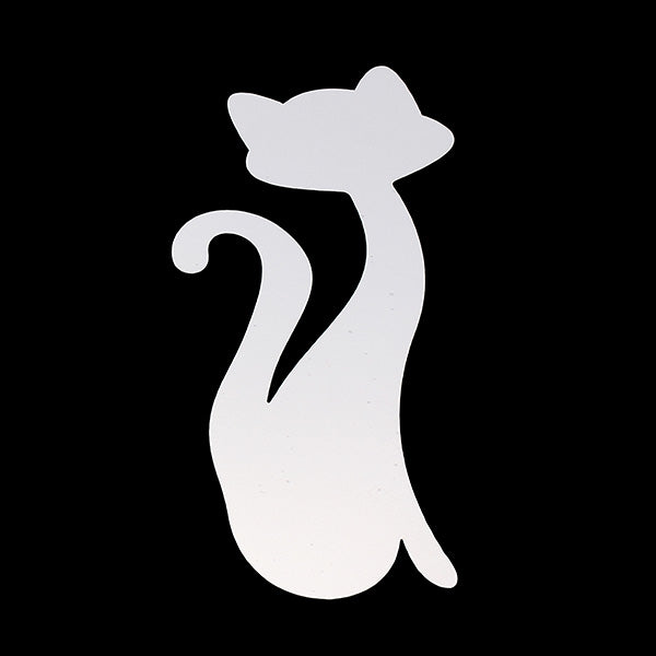 DIY 3D Four Cute Cats Acrylic Mirror Wall Stickers Home Room Art Decal