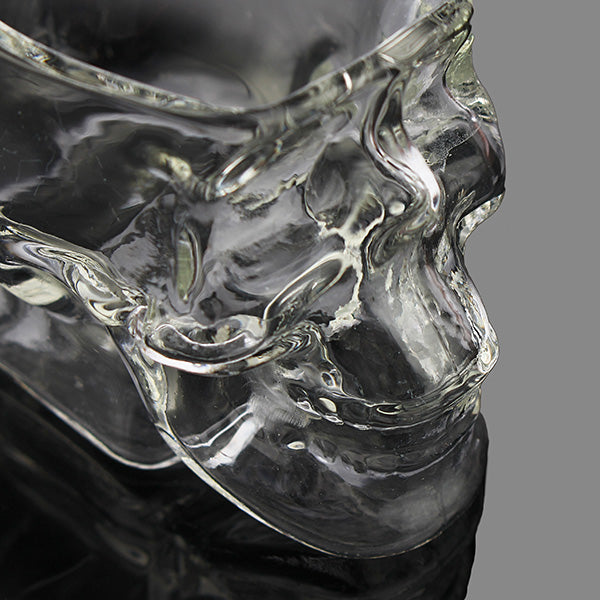 100ml Clear Head Glass Cup Clear Skull Vodka Whiskey Cup Creative Transparent Bar Glass