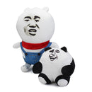 Gold Curator Spoof Expression Throw Pillow Sofa Plush Foam Cushion