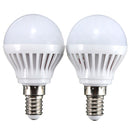 E14 3W 150-160LM 2835 SMD Warm White/White LED Globe Bulb 110V