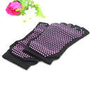 Black Indoor Backless Cotton Anti-Slip Breathable Non-Slip Yoga Socks