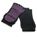 Black Indoor Backless Cotton Anti-Slip Breathable Non-Slip Yoga Socks