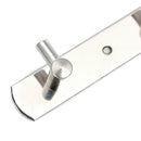 3 Hooks Silver Clothes Hat Towel Robe Rack Stainless Door Holder Wall Hanger