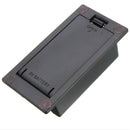 Flat Mount 9V Battery Case Box Holder Cover Electric Guitar Bass Part Black