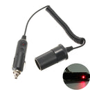 1.2m 12V Extension Power Cord  Cable Adapter Plug Car Motorcycle Socket