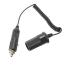 1.2m 12V Extension Power Cord  Cable Adapter Plug Car Motorcycle Socket