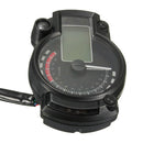 Universal Motorcycle Motor Bike LCD Digital Speedometer Odometer Tachometer 2-4 Cylinder