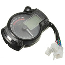 Universal Motorcycle Motor Bike LCD Digital Speedometer Odometer Tachometer 2-4 Cylinder