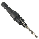 5pcs Hss Countersink Drill Cone Bit Set Quick Change Hex Shank Woodworking Screw Reamer