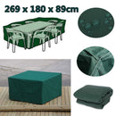 269x180x89cm Waterproof Garden Outdoor Furniture Dust Cover Table Shelter