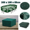 269x180x89cm Waterproof Garden Outdoor Furniture Dust Cover Table Shelter