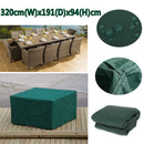 320cmx191x94cm Waterproof Garden Outdoor Furniture Dust Cover Table Shelter
