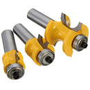 Drillpro RB24 22.2/25.4/35mm 1/2 Inch Shank Carbide Router Bit Wood Working Cutter Engraving Tool