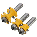 Drillpro RB24 22.2/25.4/35mm 1/2 Inch Shank Carbide Router Bit Wood Working Cutter Engraving Tool