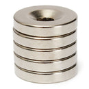 5pcs N50 15x3mm Countersunk Ring Magnets 4mm Hole Rare Earth Neodymium Magnets