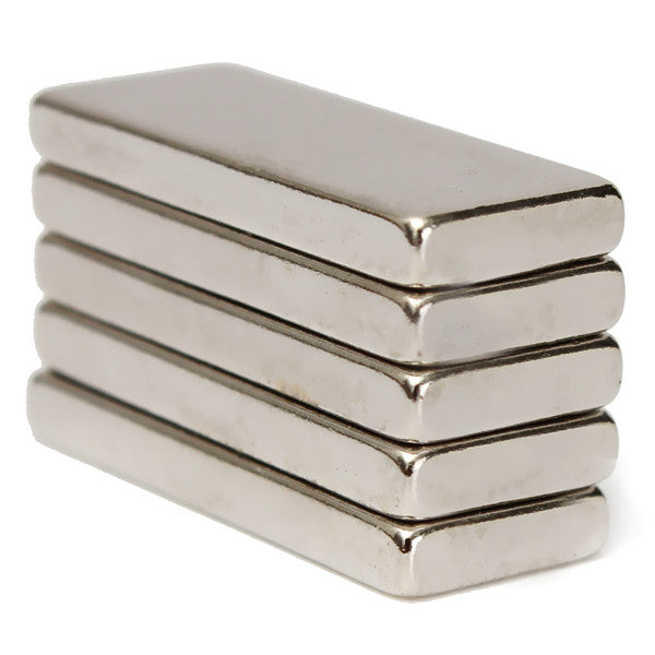 5pcs N52 Strong Rectangular Neodymium Magnets 25x10x3mm Block NdFeB Rare Earth Magnets